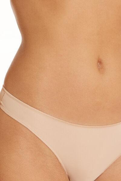 Beige Low-Rise G String, , large image number 3