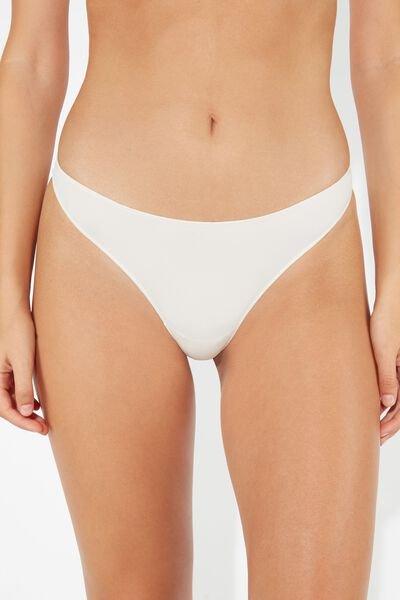 Cream Microfibre G String, , large image number 2