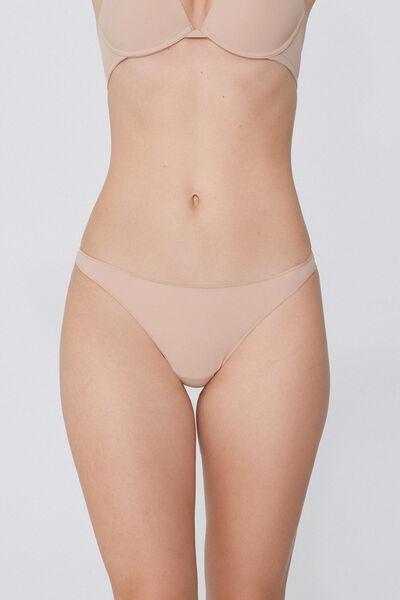 Beige Recycled Microfibre G-String, Natural Blush, medium