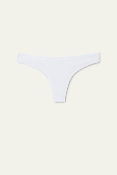 Tezenis - White Cotton G String