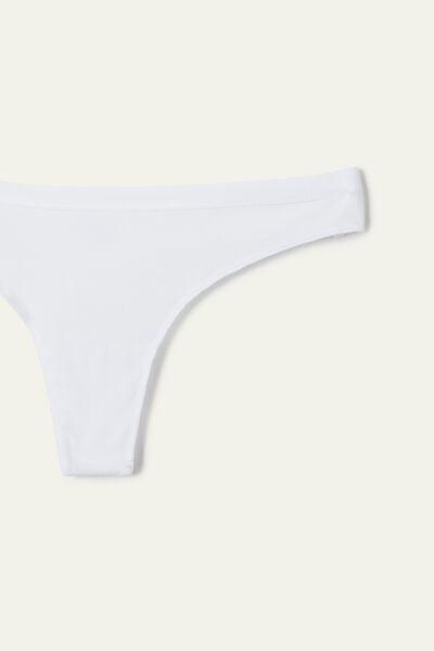 White Low-Rise G String, White, large image number 8