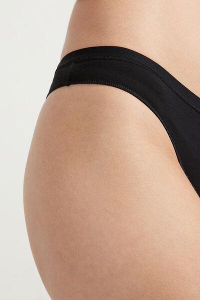 Black Cotton G String, Women, , large image number 3
