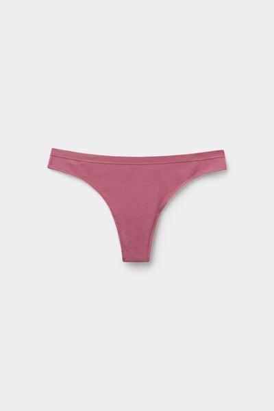 Pink Low Waist Cotton G-String, 5701_179Z, large image number 4