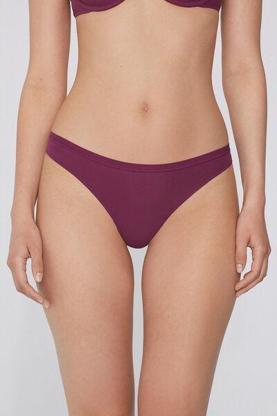 Burgundy Organic Cotton G-String, 5701_719Y, medium