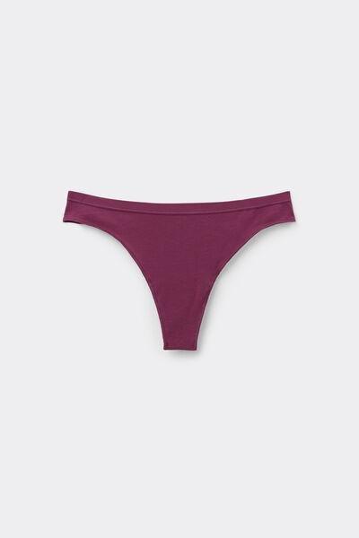 Burgundy Organic Cotton G-String, 5701_719Y, large image number 4