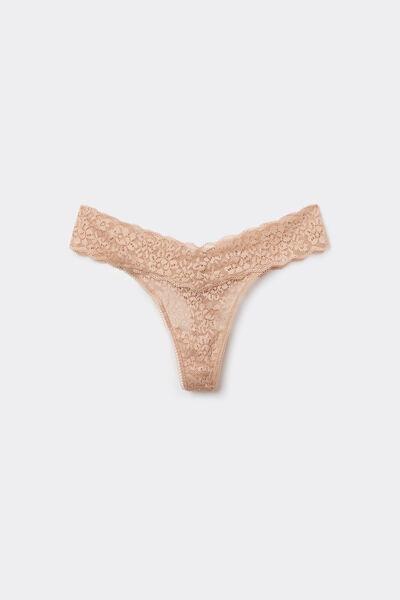 Beige High-Cut G-String, , large image number 5
