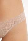 Tezenis - Beige High-Cut Recycled Lace G-String