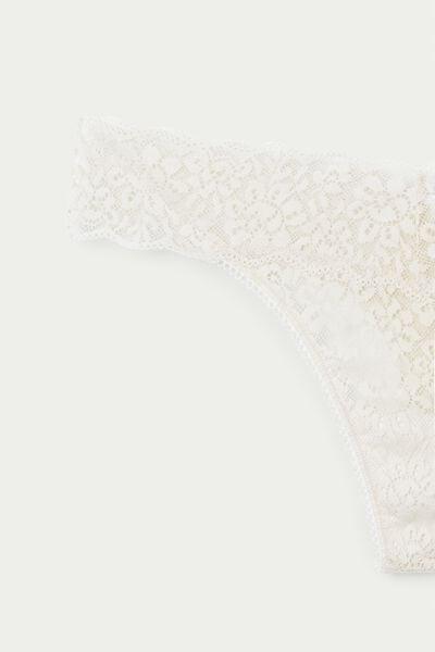 Cream High-Cut G-String, 5701_3106, large image number 6