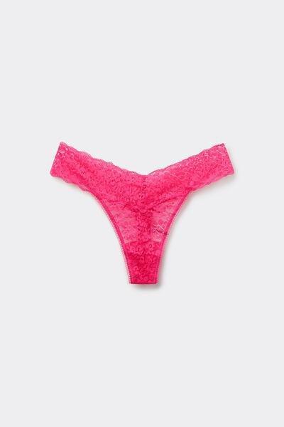 Fuchsia High-Leg G-String, 5701_545Y, large image number 3