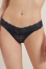 Tezenis - Blue High-Cut Recycled Lace G-String