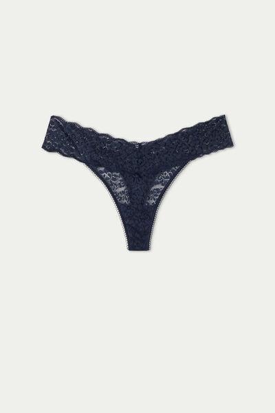 Blue High-Cut G-String, , large image number 4