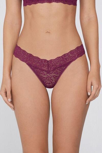 Burgundy High-Leg G-String, 5701_719Y, medium