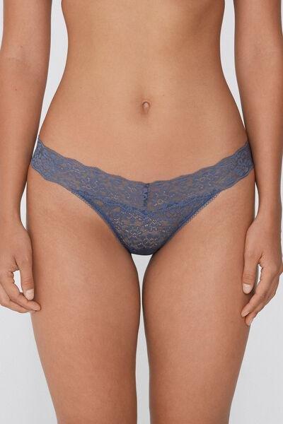 Blue High-Leg G-String, 5701_730Y, large image number 1