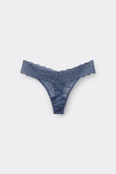 Blue High-Leg G-String, 5701_730Y, large image number 4