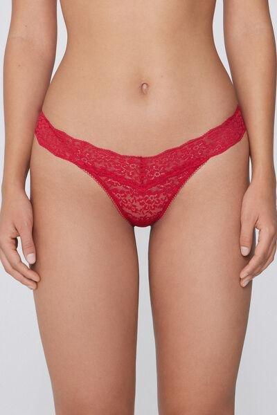 Red High-Cut G-String, 5701_873V, large image number 1