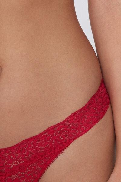 Red High-Cut G-String, 5701_873V, large image number 3