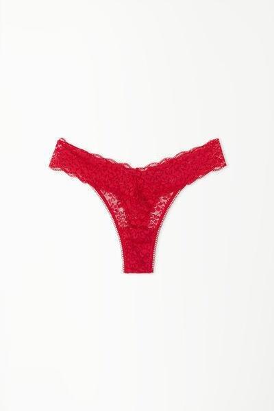 Red High-Cut G-String, 5701_873V, large image number 4