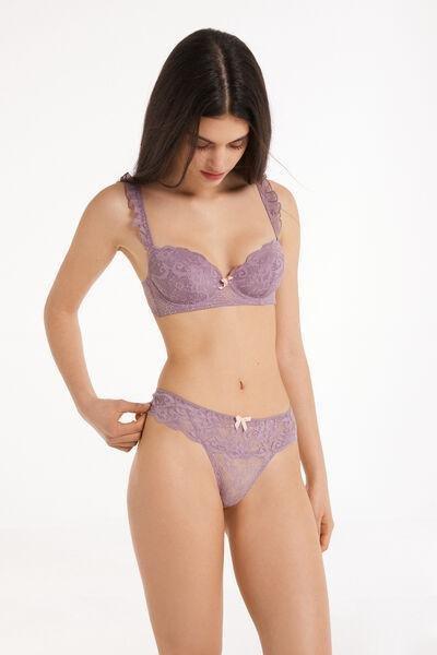 Pink Chiffon G-String, , medium