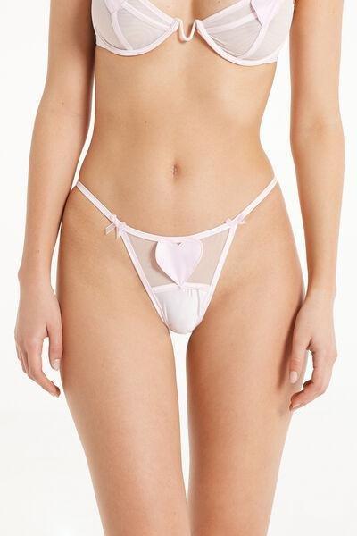 Pink Sweetheart Style String Thong, 5701_287W, large image number 1