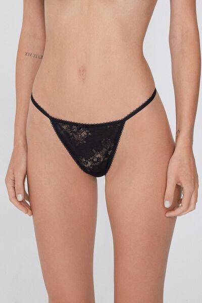 Black Noir Opulence G-String, , large image number 0