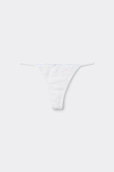 White Tanga Panel G-String, , large image number 4