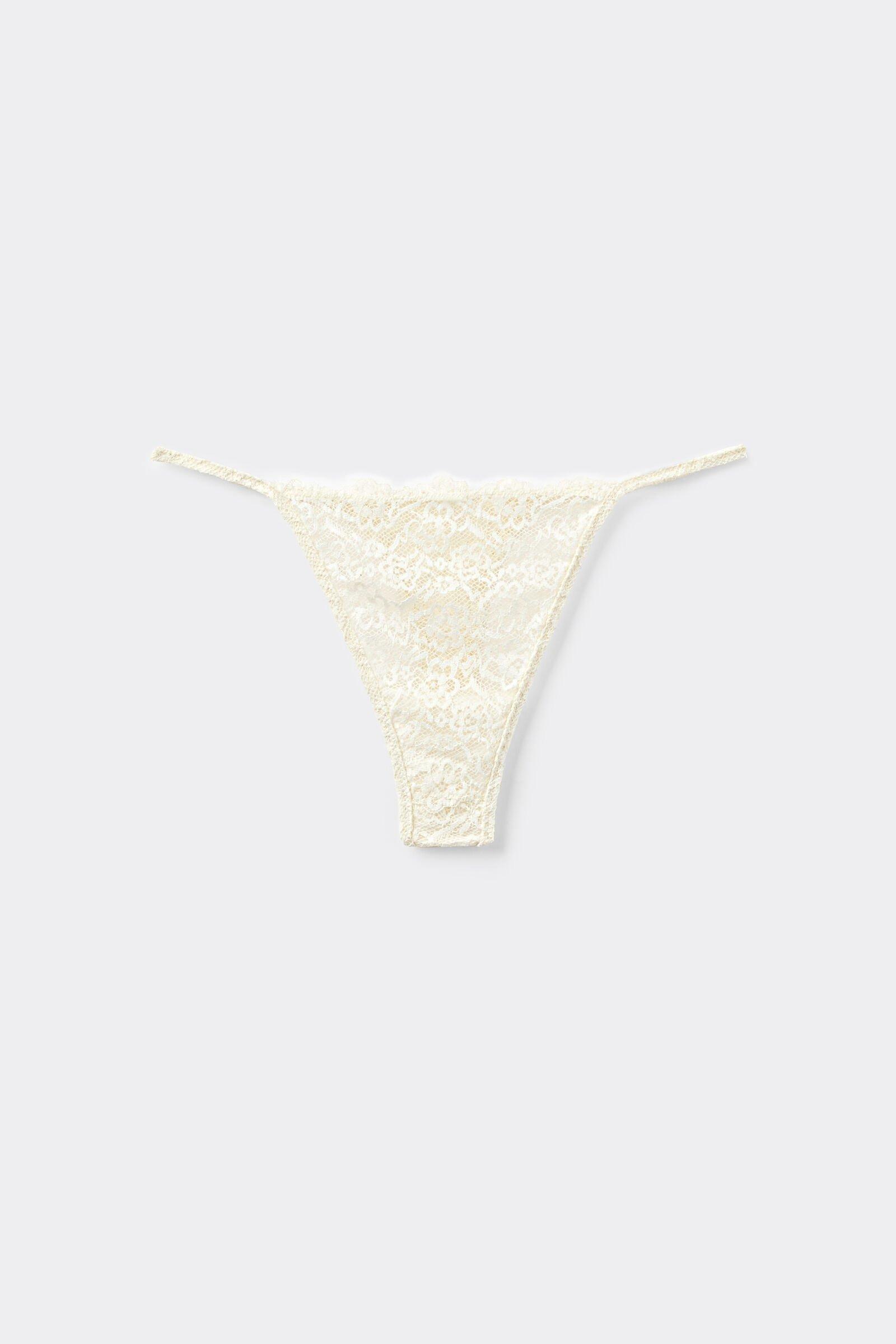White Tanga Panel G-String, , large image number 6