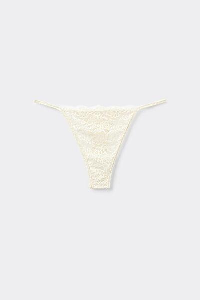 White Tanga Panel G-String, , large image number 8