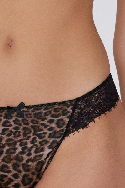 Multicolour Animal Print G-String, , large image number 3