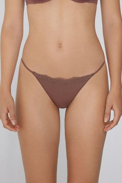 Caramel Light Touch Tanga Panel G-String, , large image number 0