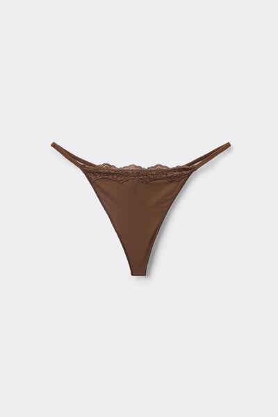Caramel Light Touch Tanga Panel G-String, , large image number 4