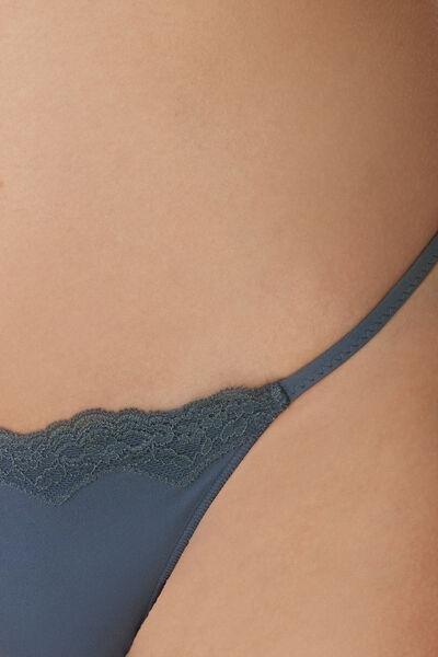 Grey Light Touch Tanga Panel G-String, , large image number 3