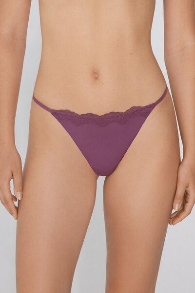 Pink Light Touch Tanga Panel G-String, , large image number 0