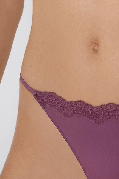 Pink Light Touch Tanga Panel G-String, , large image number 3