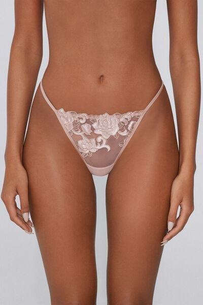 Pink Rose Wonder Tanga Panel G-String, 5701_982Y, medium