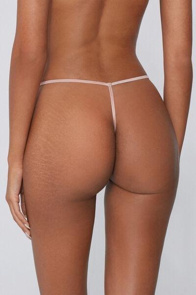 Pink Rose Wonder Tanga Panel G-String, 5701_982Y, medium