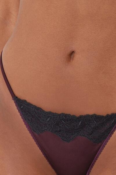 Black Secret Glow Tanga Panel G-String, 5701_158Z, medium