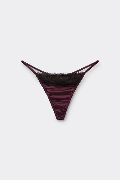 Black Secret Glow Tanga Panel G-String, 5701_158Z, medium