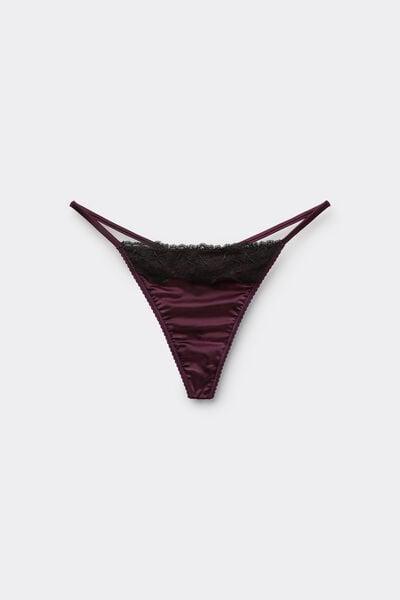 Black Secret Glow Tanga Panel G-String, 5701_158Z, medium