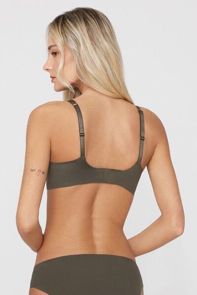 Green Natural Lifting Laser Cut Triangle Bra, 5701_226Z, large image number 2