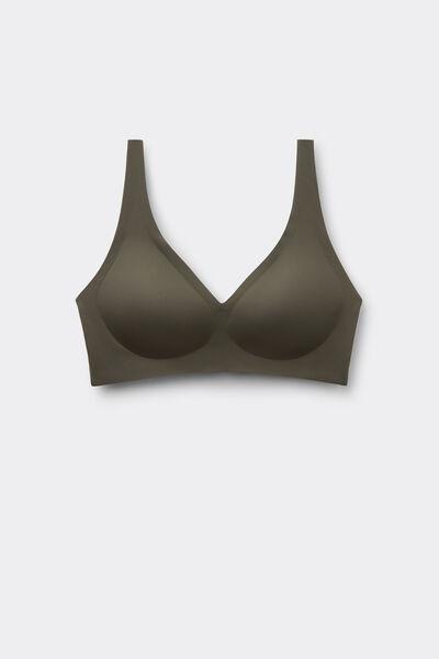 Green Natural Lifting Laser Cut Triangle Bra, 5701_226Z, large image number 4
