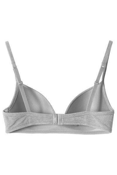 Grey Non-Wired Triangle Bra, , large image number 5