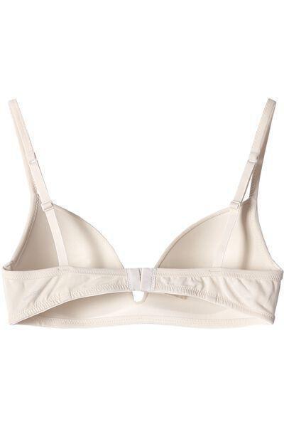 Cream Non-Wired Triangle Bra, , large image number 5