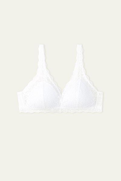 حمالة صدر مثلثة من الدانتيل الأبيض من ها"انا، للنساء, , large image number 5