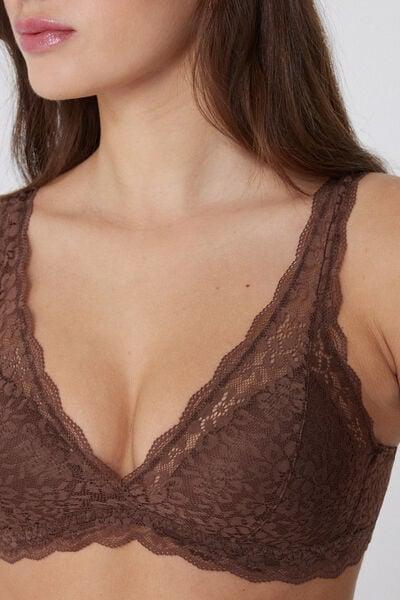Caramel Havana Lace Triangle Bra, 5701_304Y, large image number 2