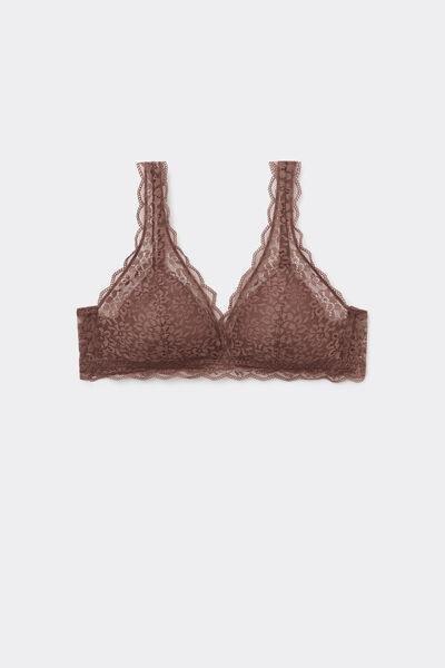 Caramel Havana Lace Triangle Bra, 5701_304Y, large image number 4