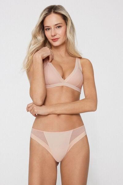 Pink Havana Essential Tulle Lightly Padded Triangle Bra, 5701_278Z, large image number 0
