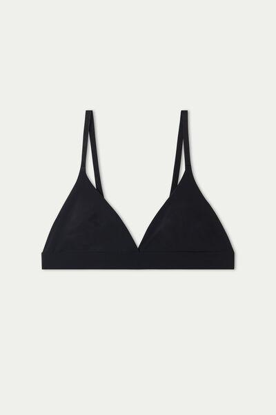 Black Lisbon Unpadded Triangle Bra, , large image number 4