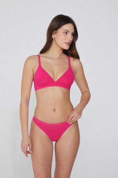 Pink Lisbon Triangle Bra, 5701_545Y, large image number 0