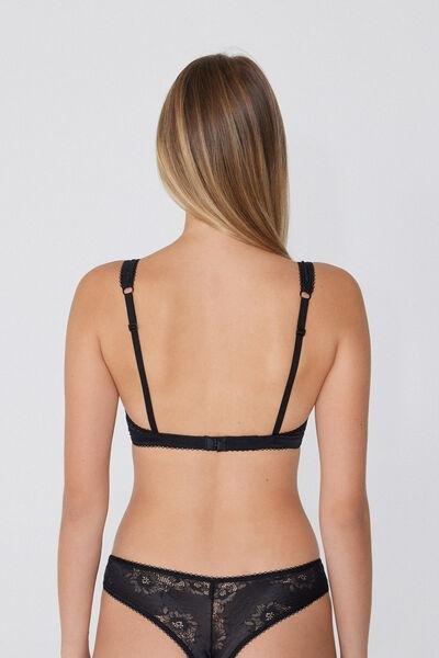 Black Noir Opulence Triangle Bra, , large image number 2