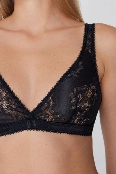 Black Noir Opulence Triangle Bra, , large image number 3
